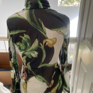 WHBM nylon spandex small blouse